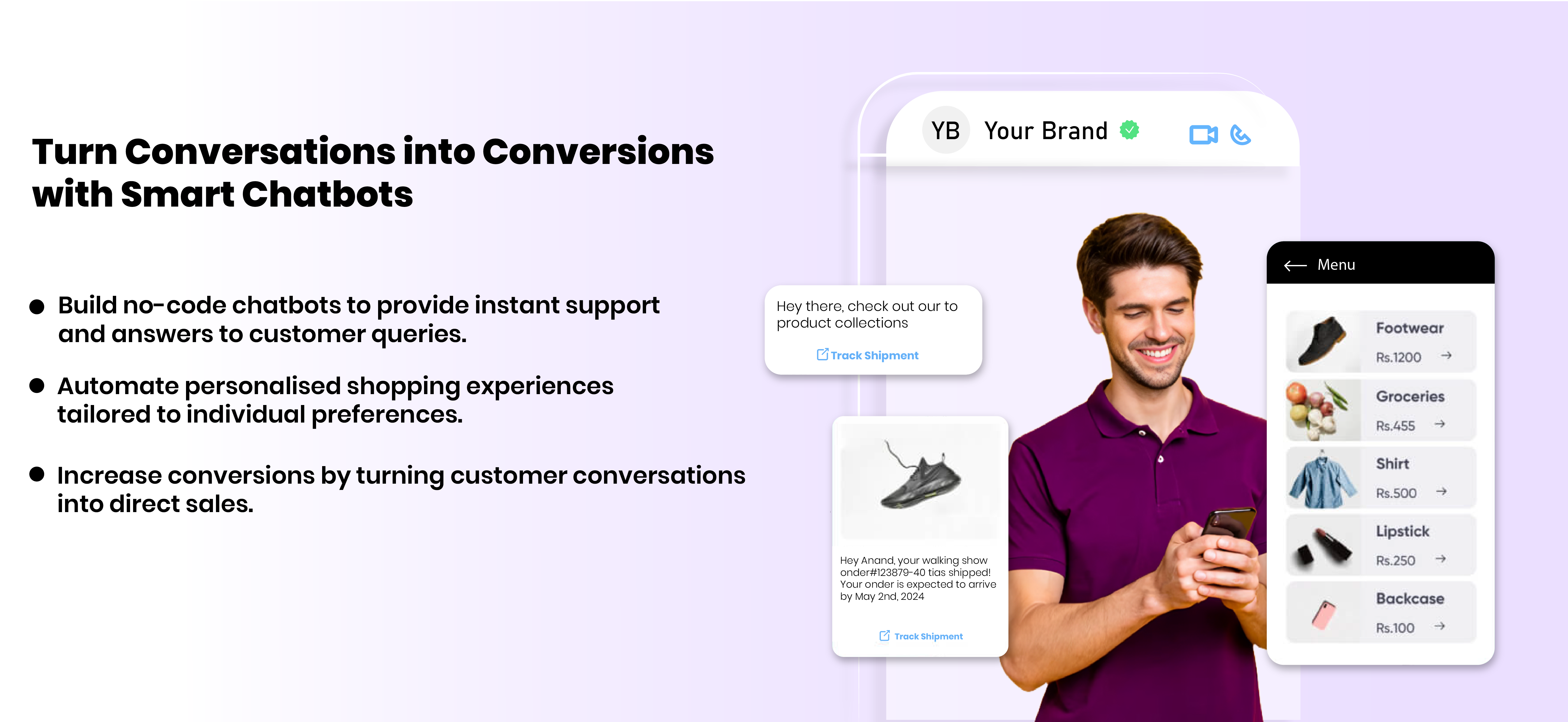 WhatsApp chatbot builder for automated customer communication