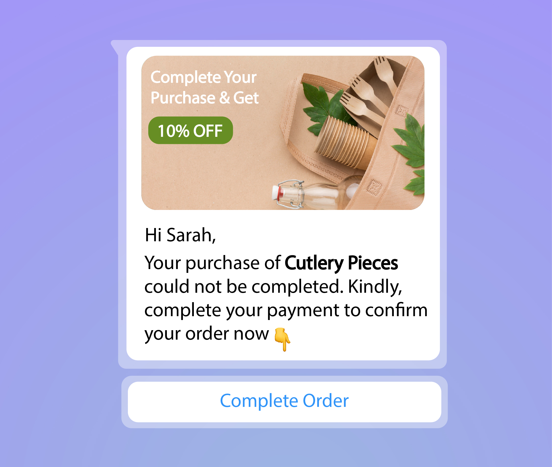 Conversational cart recovery with smart discount offers on WhatsApp - HillTeck