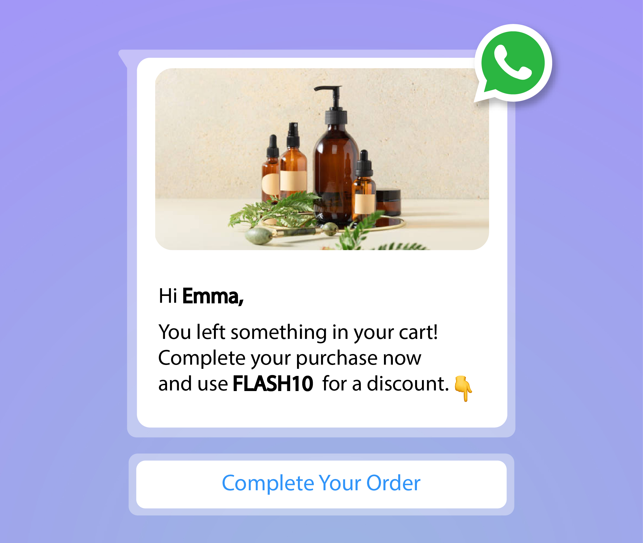 WhatsApp abandoned cart recovery with smart reminders and one-tap checkout links - HillTeck