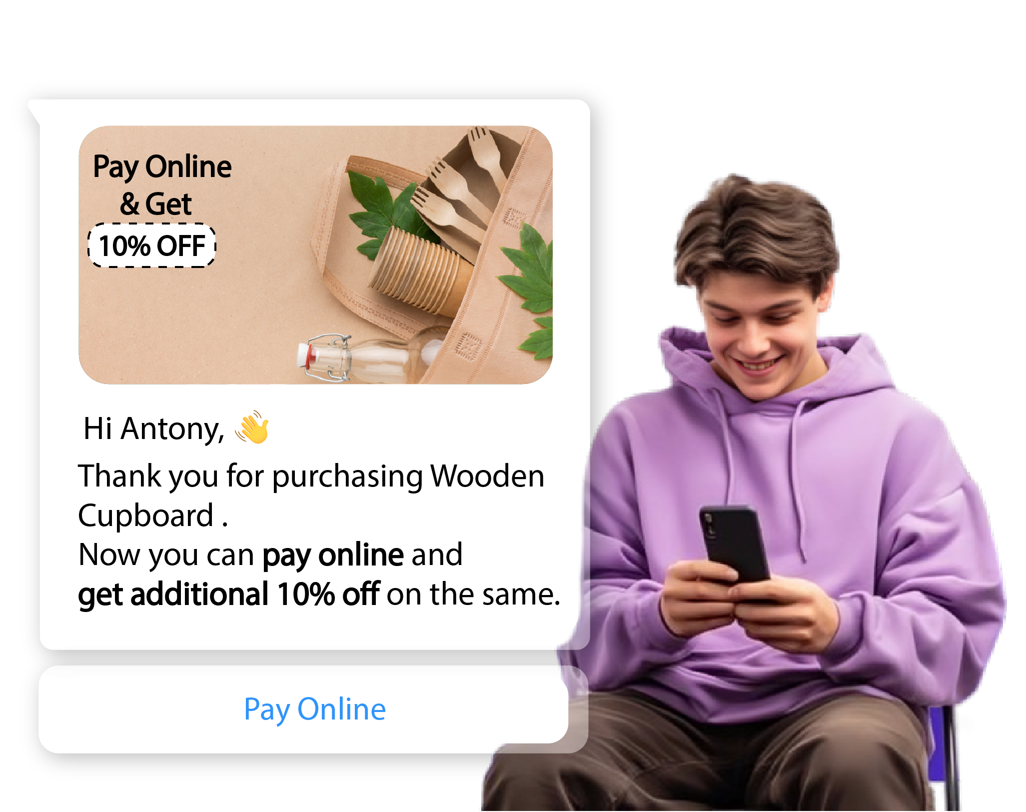 HillTeck COD to prepaid conversion flow via WhatsApp payment links